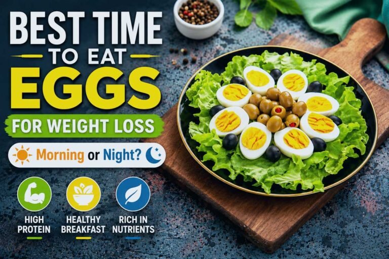 Best time to eat eggs for weight loss with boiled eggs for a healthy breakfast