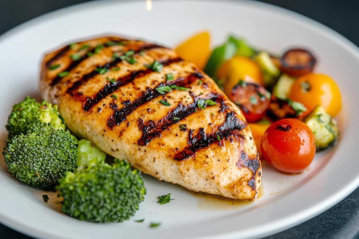 Grilled Chicken & Broccoli