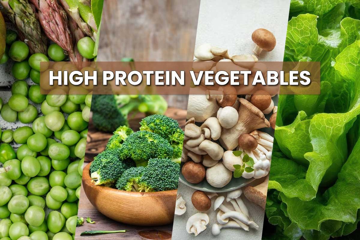 list of high protein vegetables