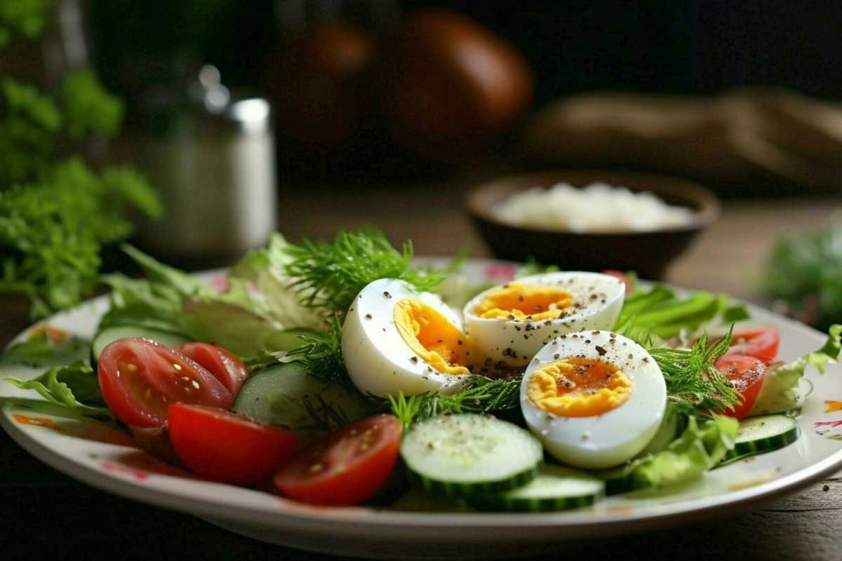 अंडे और सब्जियों का नाश्ता