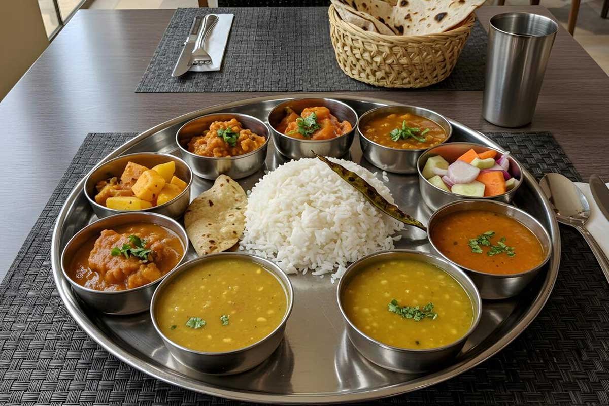 दोपहर 1 से 2 बजे: संतुलित लंच